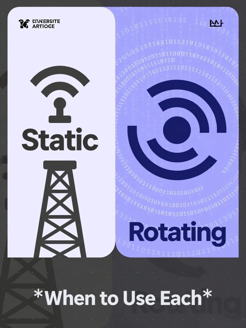 Static vs Rotating Residential Proxies: When to Use Each
